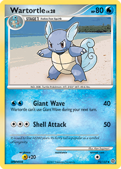 Wartortle card art