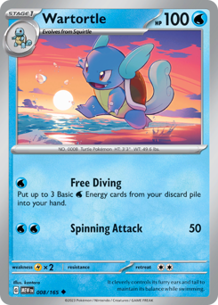 Wartortle card art