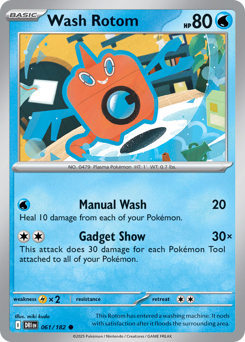 Wash Rotom card art