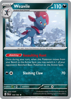 Weavile card art