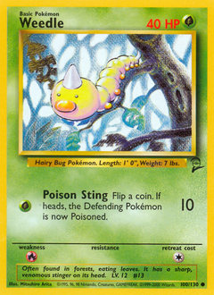 Weedle card art
