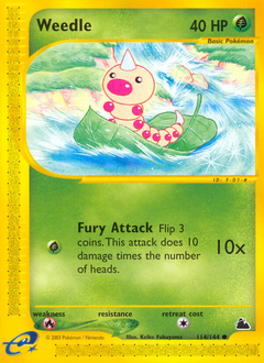 Weedle card art