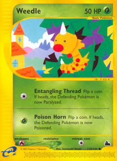 Weedle card art