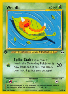 Weedle card art