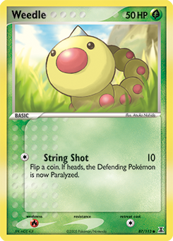 Weedle card art