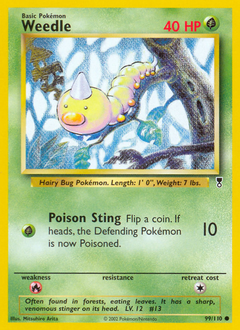 Weedle card art