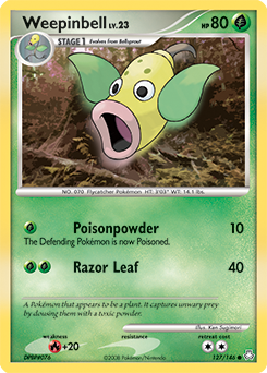 Weepinbell card art