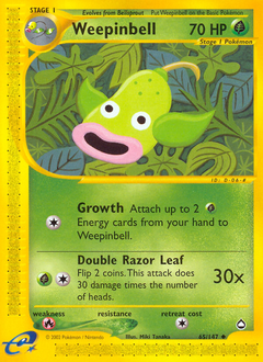Weepinbell card art