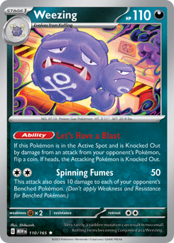 Weezing card art