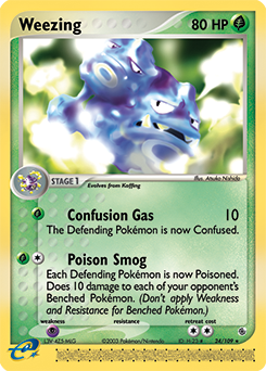 Weezing card art