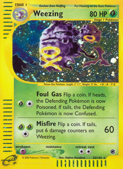 Weezing card art