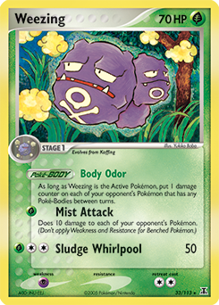 Weezing card art