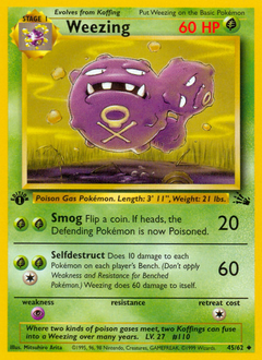 Weezing card art