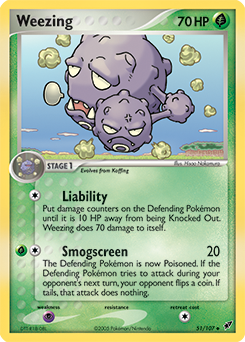 Weezing card art