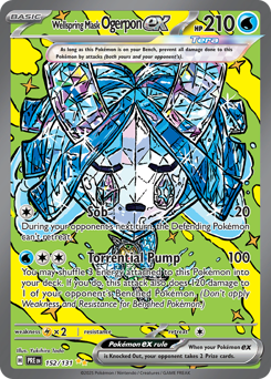 Wellspring Mask Ogerpon ex card art