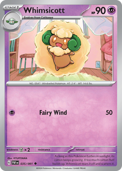 Whimsicott card art