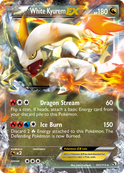 White Kyurem-EX card art