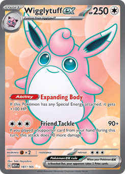 Wigglytuff ex card art
