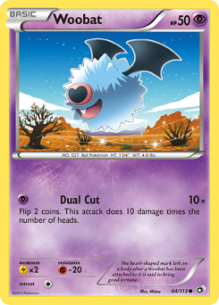 Woobat card art
