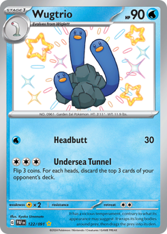 Wugtrio card art