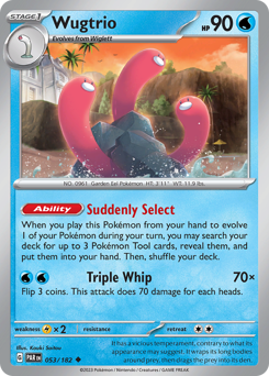 Wugtrio card art