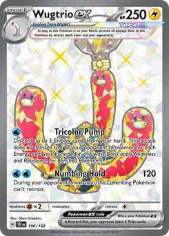 Wugtrio ex card art