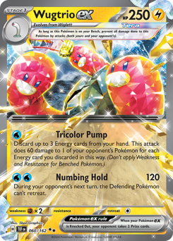 Wugtrio ex card art