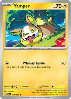 Yamper card art