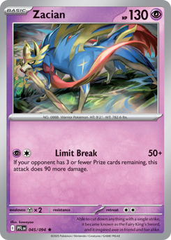 Zacian card art