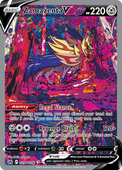 Zamazenta V card art