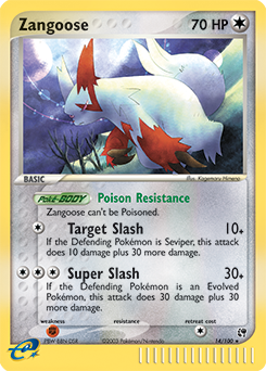 Zangoose card art
