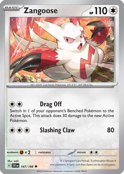 Zangoose card art