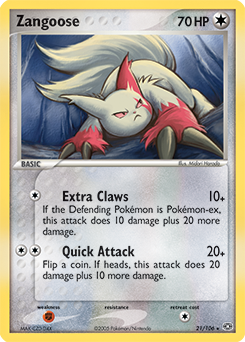 Zangoose card art