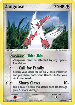 Zangoose card art