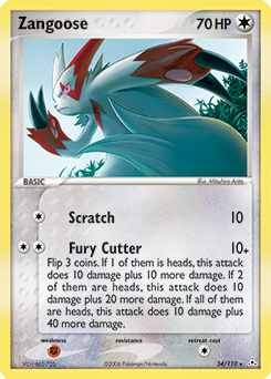 Zangoose card art