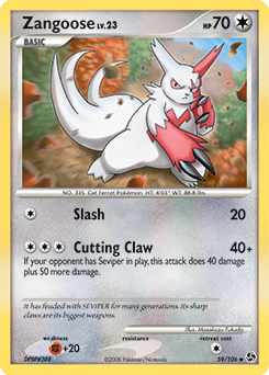 Zangoose card art