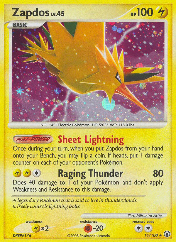 Zapdos card art