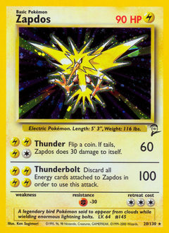 Zapdos card art