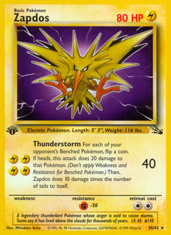 Zapdos card art