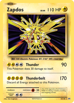 Zapdos card art