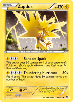Zapdos card art