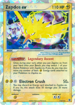Zapdos ex card art