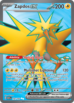 Zapdos ex card art