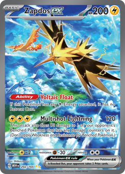 Zapdos ex card art