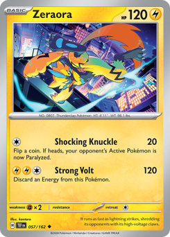 Zeraora card art