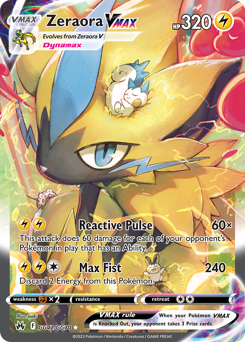 Zeraora VMAX card art