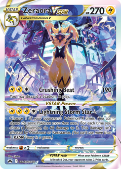 Zeraora VSTAR card art