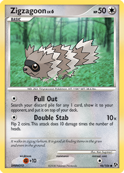 Zigzagoon card art