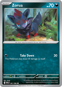 Zorua card art