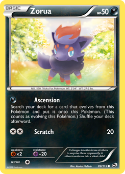 Zorua card art